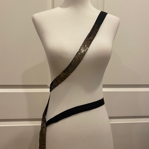 VINTAGE sequin long belt - Picture 4 of 12